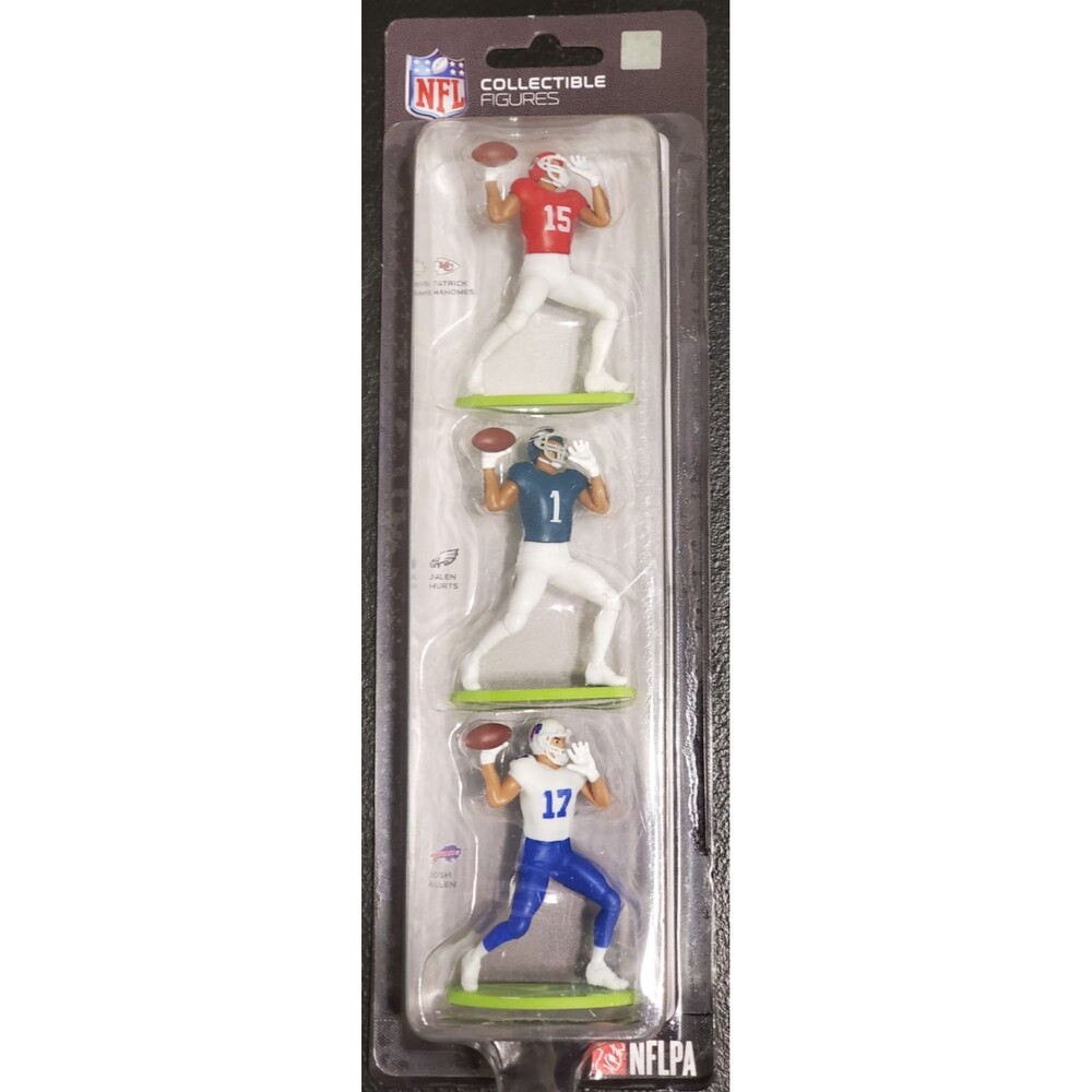Excite NFL Collectible 2.5" Figures Game Changers Mahomes/Hurts/Allen- QTY AVAIL